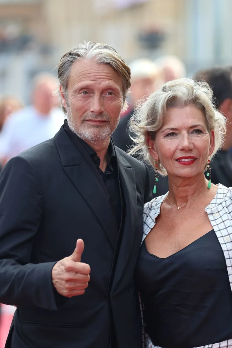 Mads Mikkelsen and wife Hanne Jacobsen