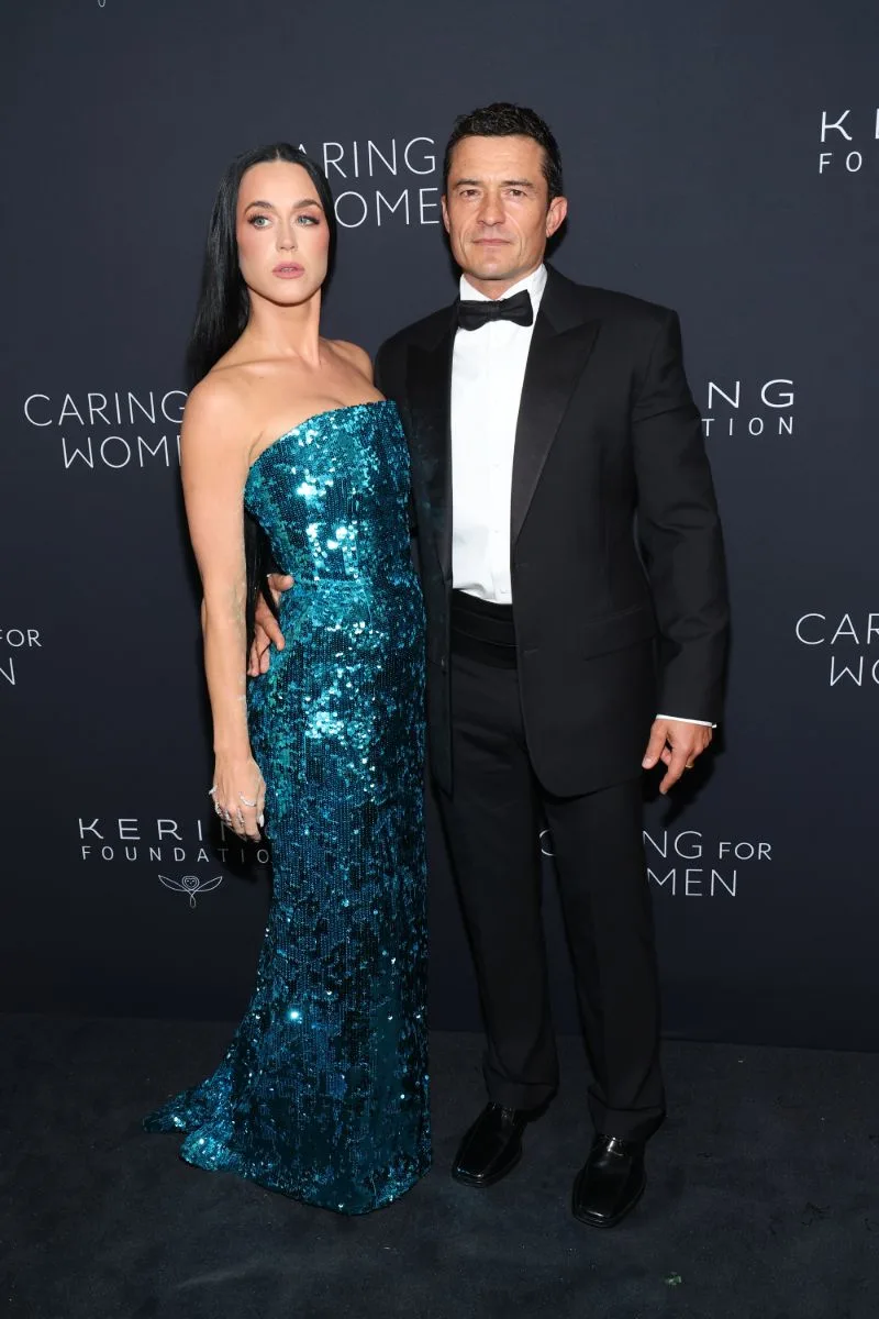 Orlando Bloom and his fiancee Katy Perry