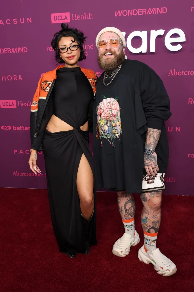 Teddy Swims and girlfriend Raiche Wright