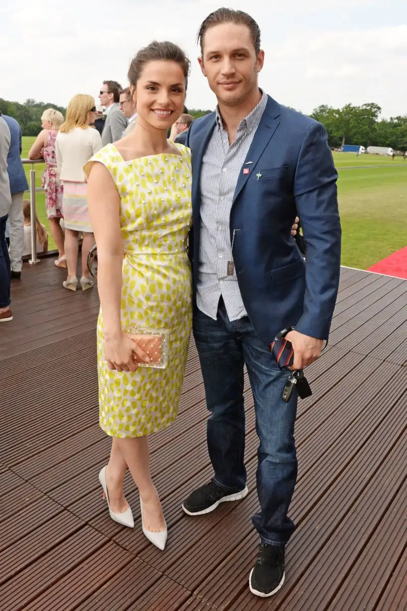 Tom Hardy and wife Charlotte Riley