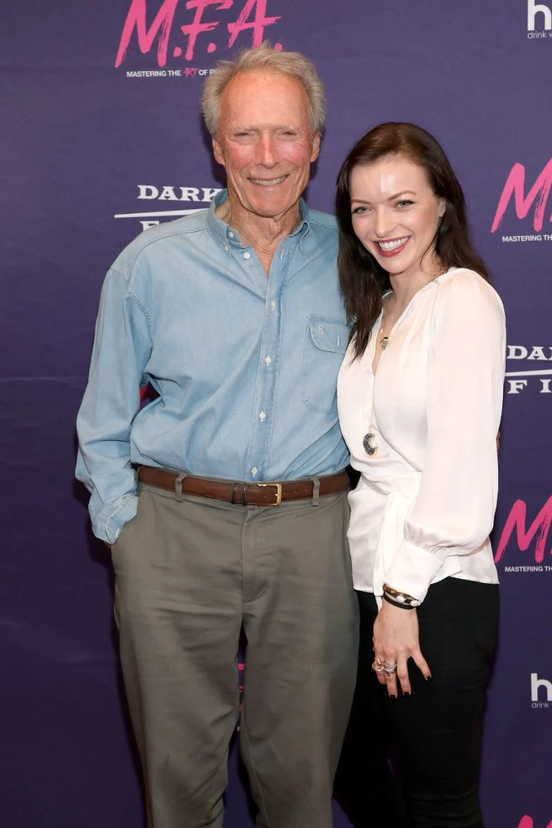 Clint Eastwood and daughter