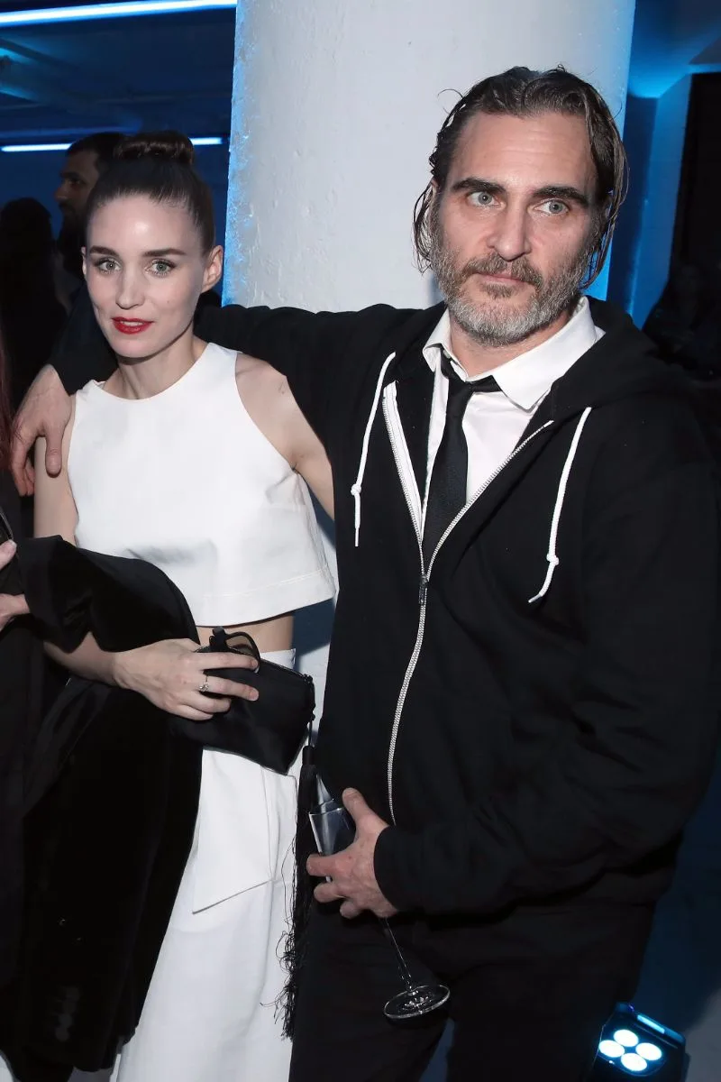 Joaquin Phoenix and partner Rooney Mara
