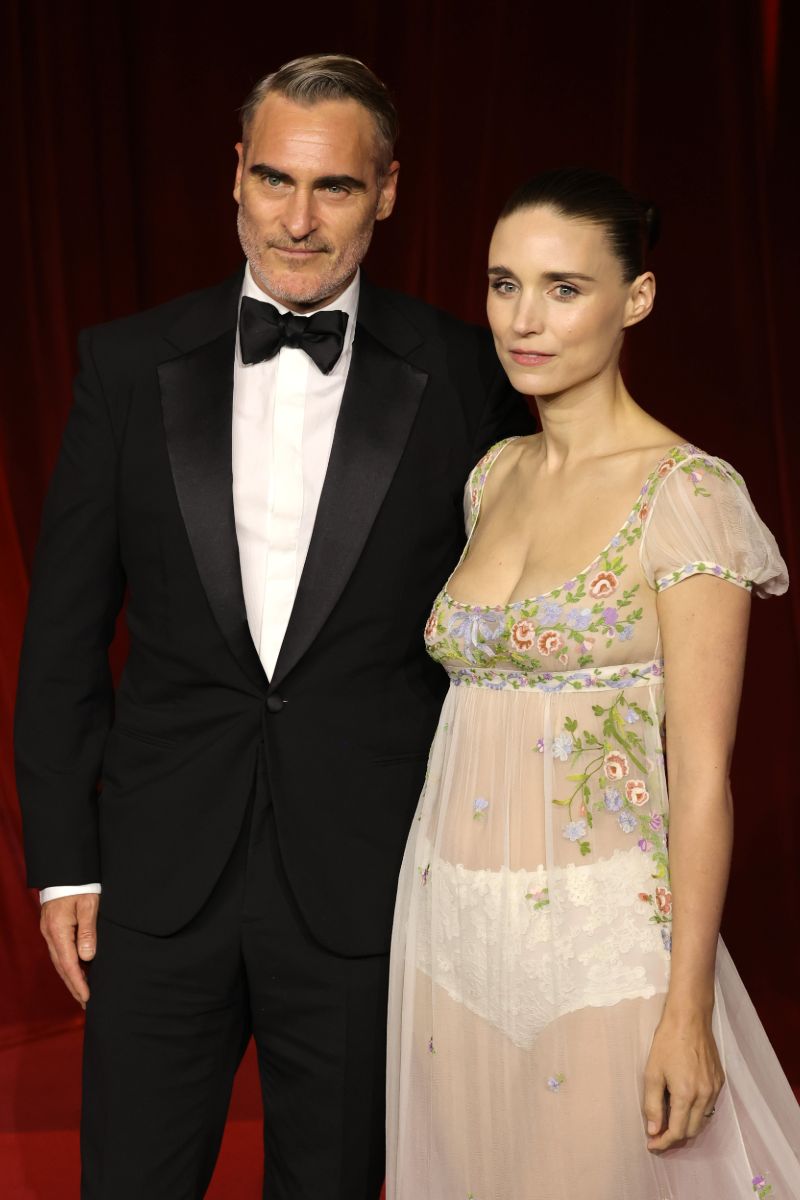 Joaquin Phoenix and wife Rooney Mara