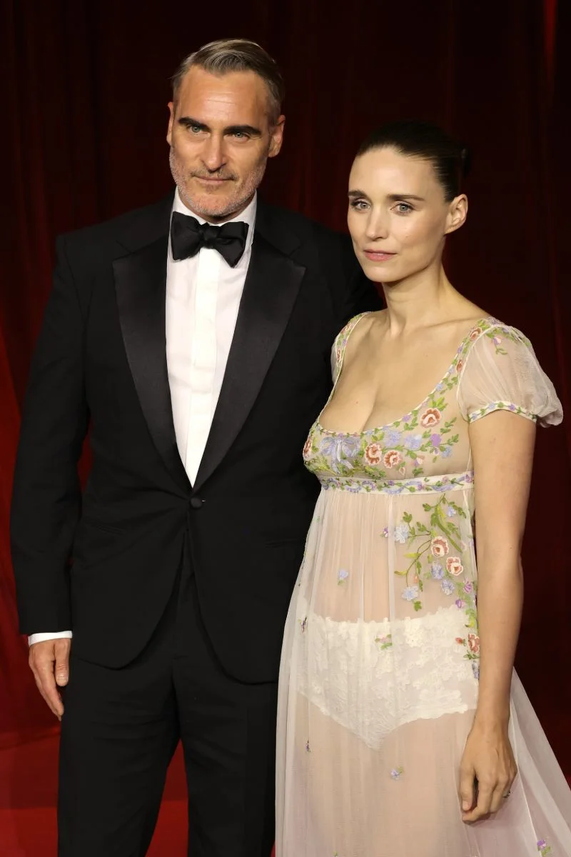 Joaquin Phoenix and wife Rooney Mara